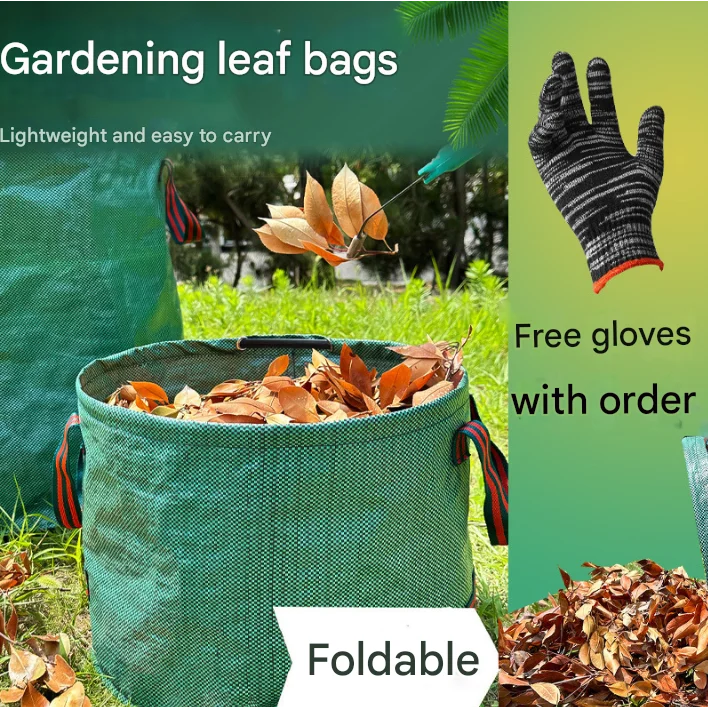 400L(Calibre80*80cm) Heavy Duty Collapsible Garden Waste