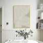 40cm x 60cm Abstract Line 2 Sets Gold Frame Canvas Wall Art
