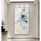 40cm x 80cm Abstract Watercolour Style Black Frame Canvas