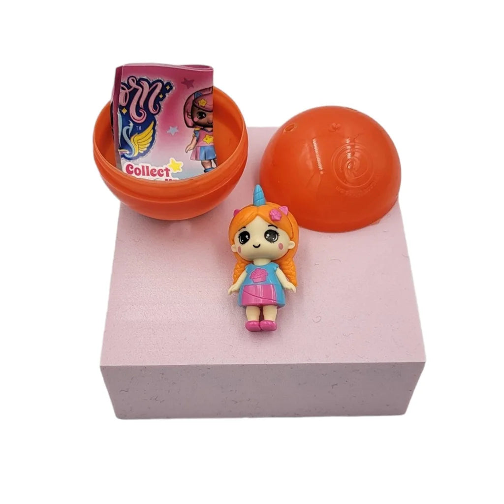 40X Kenisy Unicorn Dolls Toy Capsules 50mm Collectible