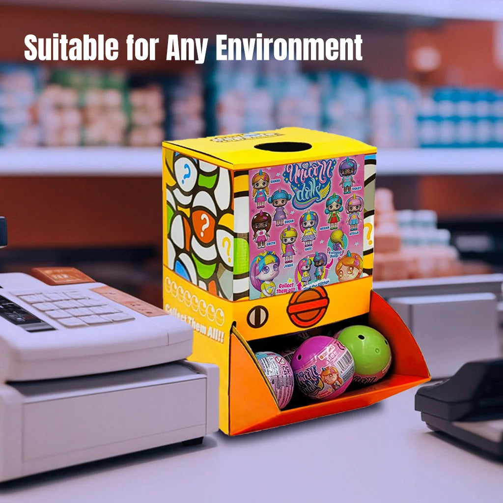 40X Kenisy Unicorn Dolls Toy Capsules 50mm Collectible