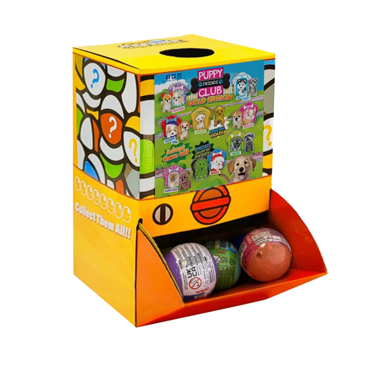 40X Puppy Club Gold Edition Dog Toy Capsule 50mm