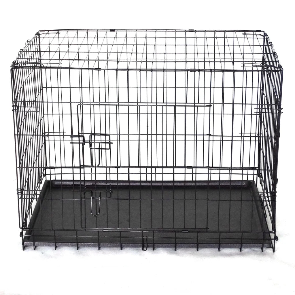 42’ Collapsible Metal Dog Cat Puppy Rabbit Crate Cage - Pet