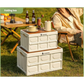 43.5*30*24 cm Collapsible Green Outdoor Storage Box | Large
