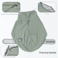 45# Grey Waterproof Reflective Dog Raincoat for Small