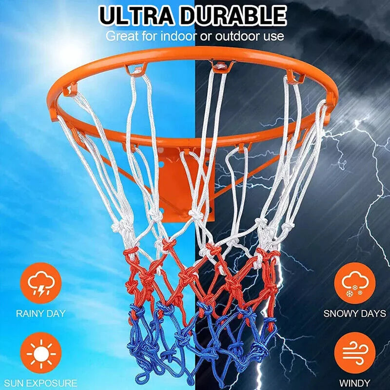 45CM Basketball Ring Hoop Net Wall Mounted Outdoor Hanging