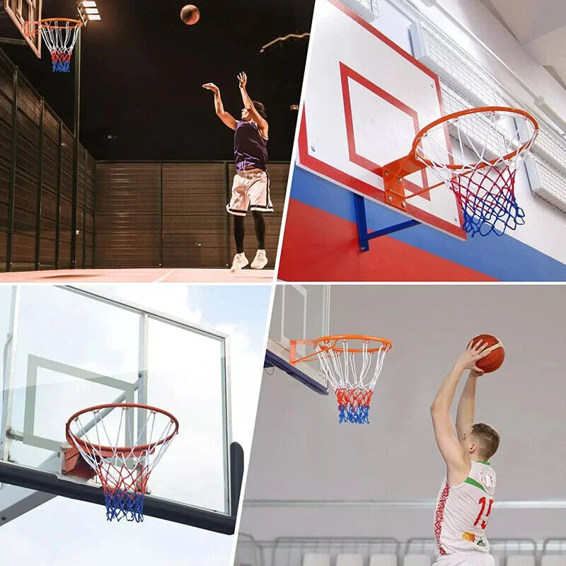 45CM Basketball Ring Hoop Net Wall Mounted Outdoor Hanging