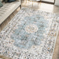 Marlow Floor Rug Short Pile Washable Vintage Carpet Soft Plush Non Slip 80x120