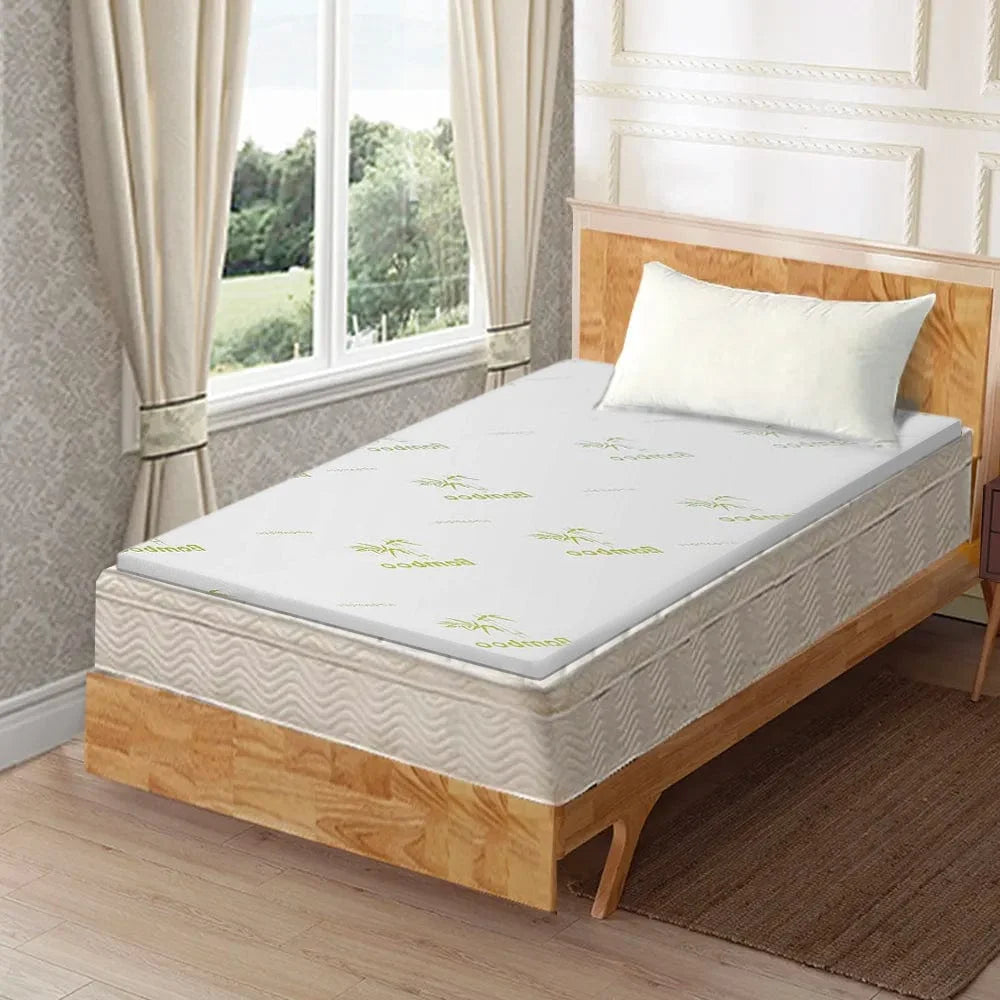 4cm Memory Foam Mattress Protector with Bamboo Cover