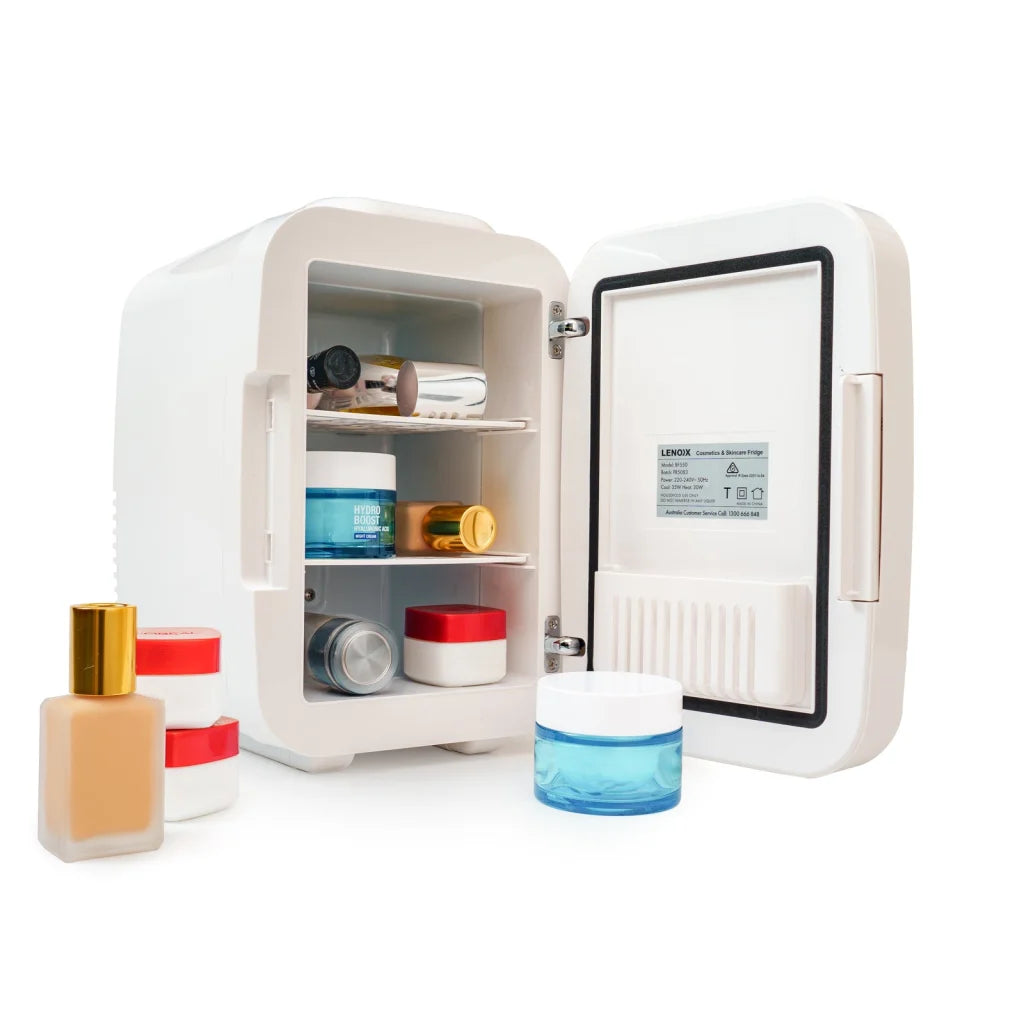 4L Cosmetics Beauty & Skincare Fridge - White - Health &