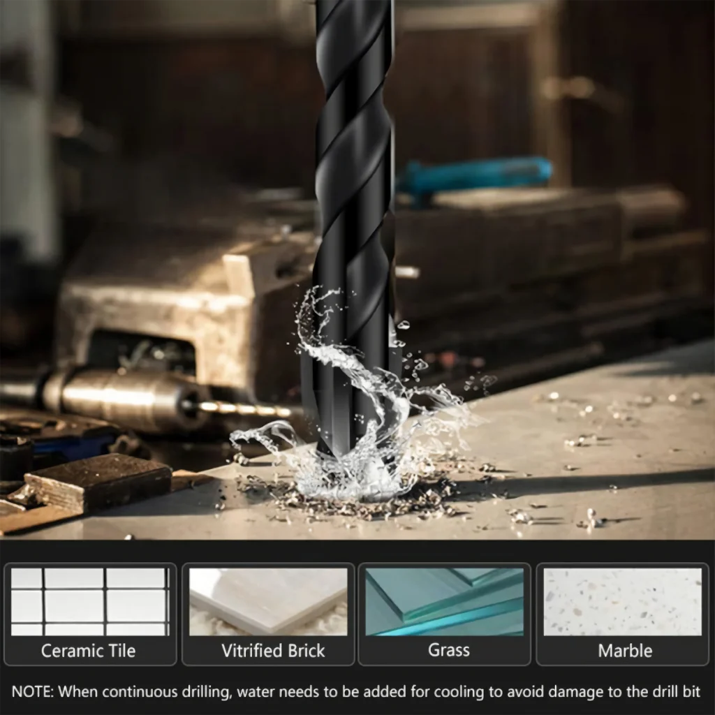 4PCS Drill Set Hex Tile Drill Bit Glass Ceramic Bric Hex