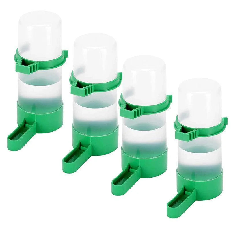 4Pcs/Set Drinker Food Feeder Water Clip For Cage Bird