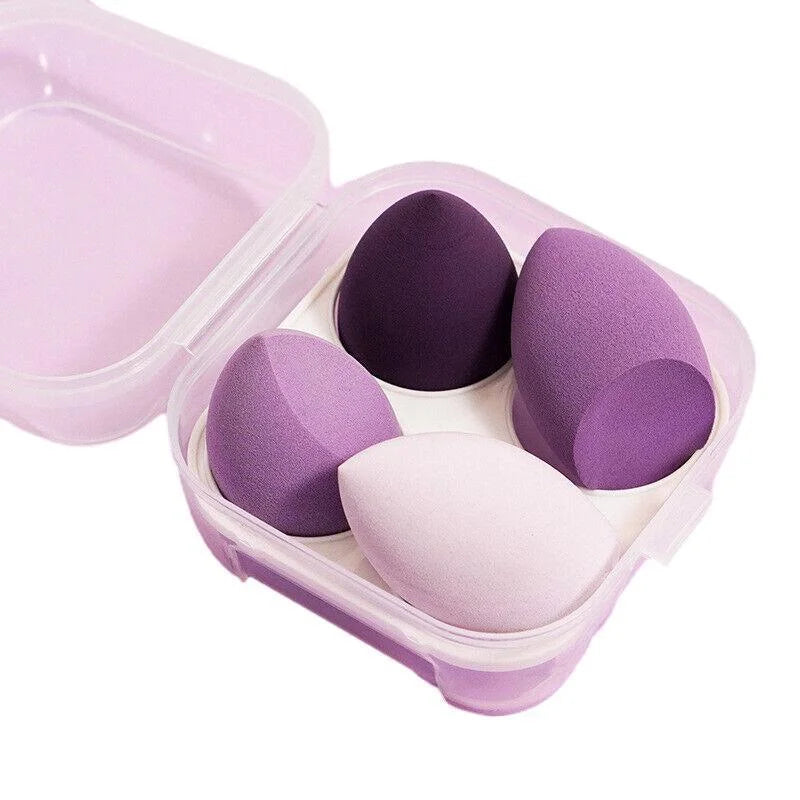 4PCS Value Makeup Foundation Blender Sponge Blending Puff