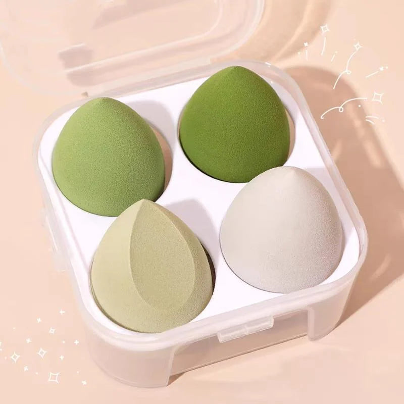 4PCS Value Makeup Foundation Blender Sponge Blending Puff