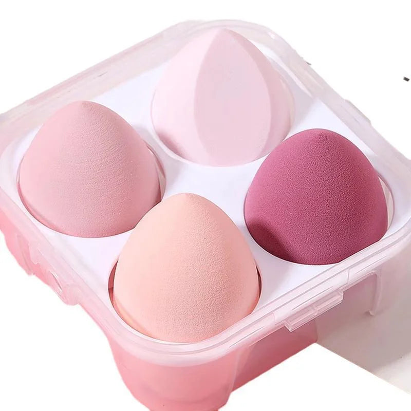 4PCS Value Makeup Foundation Blender Sponge Blending Puff