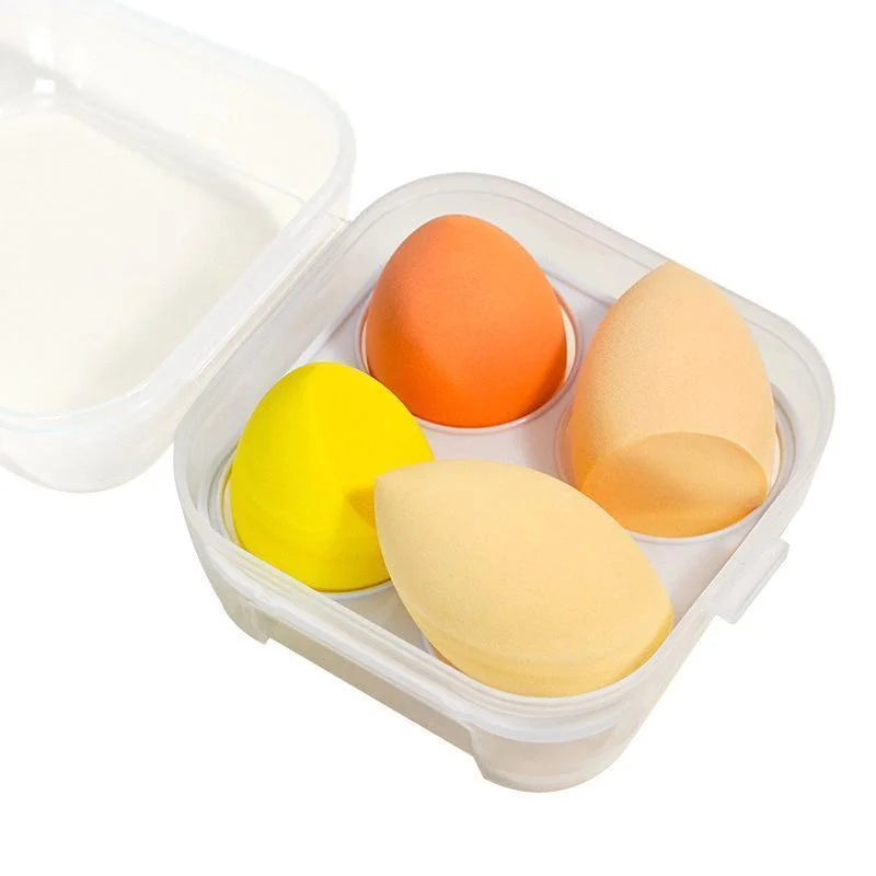 4PCS Value Makeup Foundation Blender Sponge Blending Puff