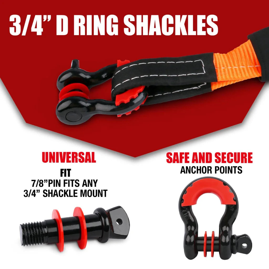 4WD Recovery Kit Snatch Strap / Recovery Tracks Gen3.0