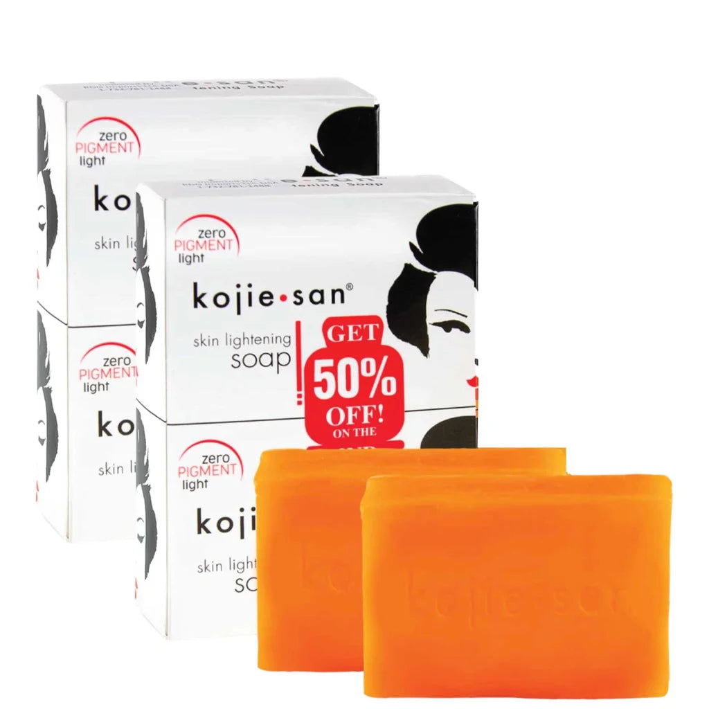 Set Of Four 135g Kojie San Soap Bar