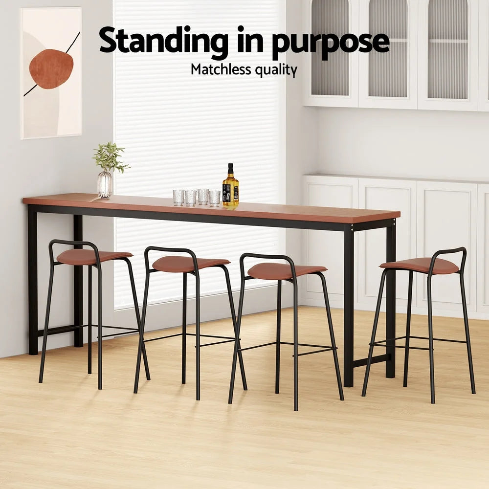 4x Artiss Bar Stools Kitchen Counter Dining Chair Metal