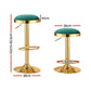 4x Artiss Bar Stools Kitchen Dining Chairs Velvet Padded