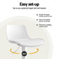 4x Artiss Bar Stools Kitchen Swivel Gas Lift Stool Leather