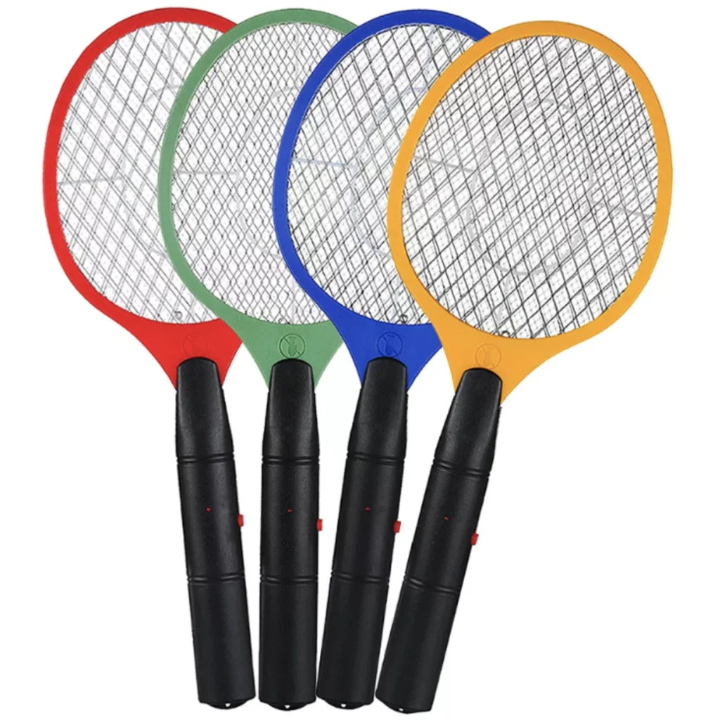 4x BUG ZAPPER RACKET Fly Mosquito Pest Swatter Net Racquet