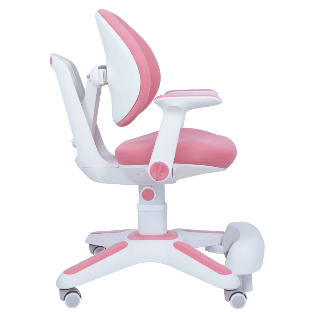4x Ergonomic Children Kids Study Chairs Height Adjustable
