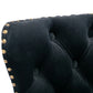 4x Height Adjustable Swivel Bar Stool Velvet Nailhead