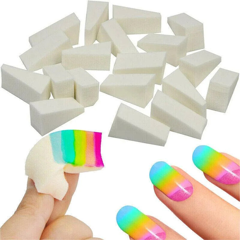 5/10 Makeup Sponge Cosmetic Wedges Nail Art Blend