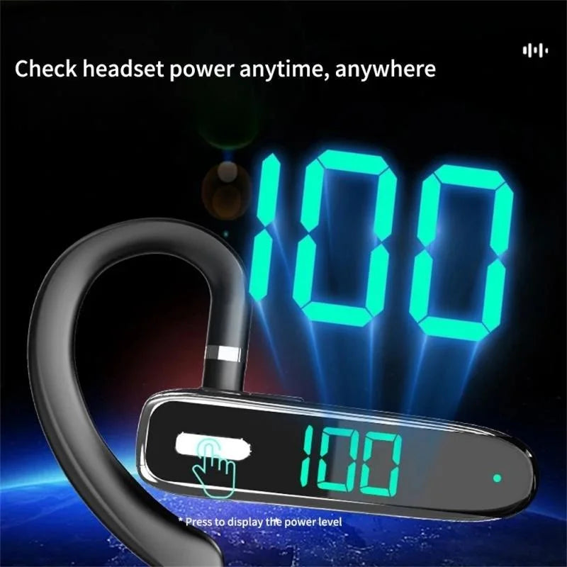 5.3 Bluetooth Business Ear-Hook Earphone With Mic - K50-1915197518589857798