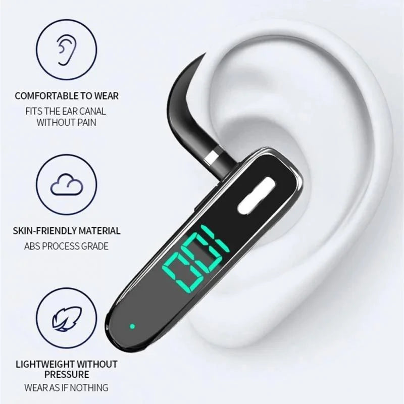 5.3 Bluetooth Business Ear-Hook Earphone With Mic - K50-1915197518589857794
