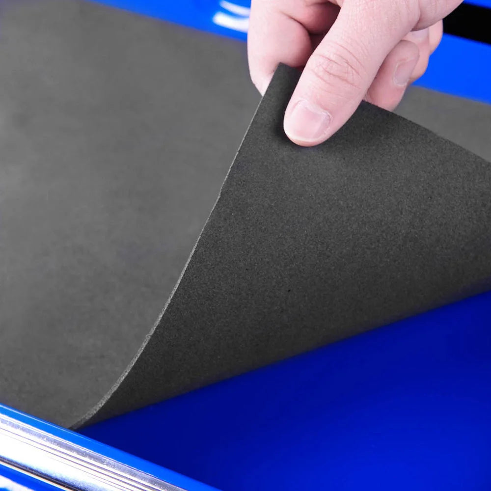 5-Drawer Mechanic Tool Box Storage Trolley - Blue - Tools