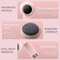 5-Head Handheld Massage Gun For Fat Pushing - Pink - Health