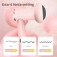 5-Head Handheld Massage Gun For Fat Pushing - Pink - Health