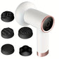 5-Head Handheld Massage Gun For Fat Pushing - Pink - Health