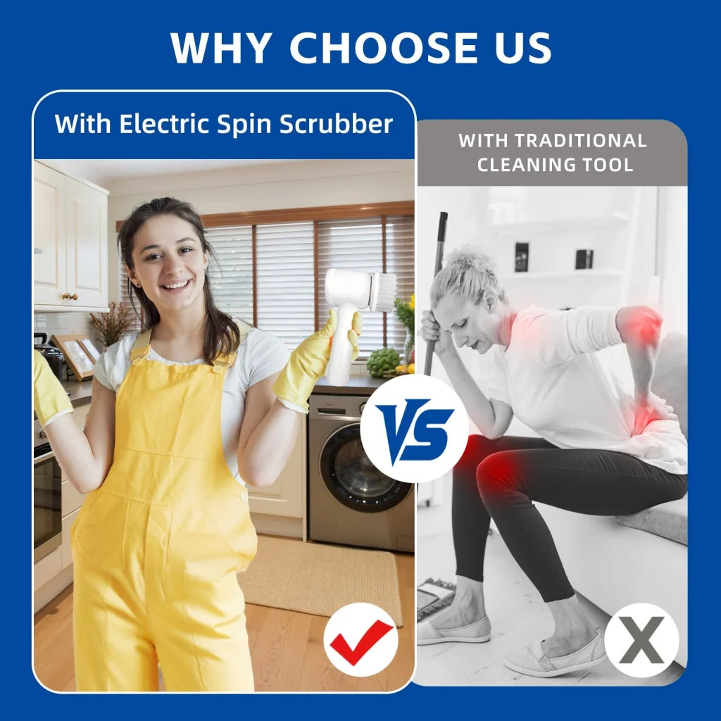 5-IN-1 ELECTRIC CLEANING BRUSH - Home & Garden > BBQ > BBQ