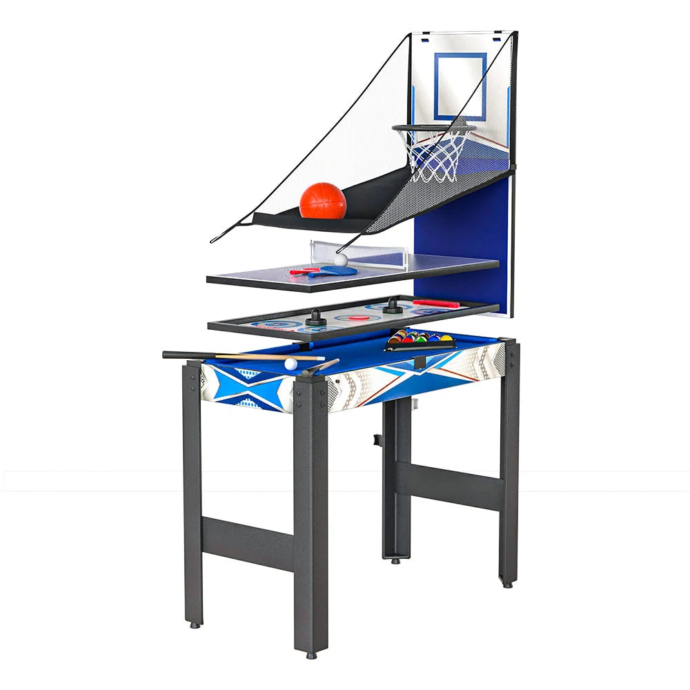 5-in-1 Games Table with Pool Table Tennis Air Hockey
