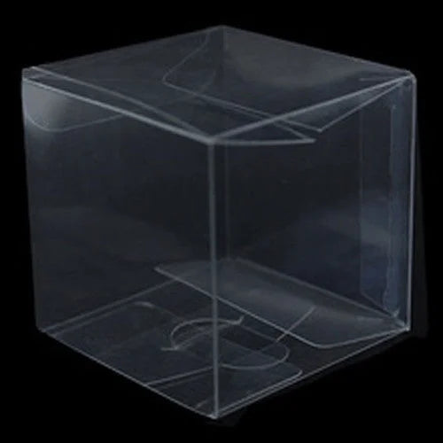 50 Pack 5cm Clear PVC Plastic Folding Packaging Small