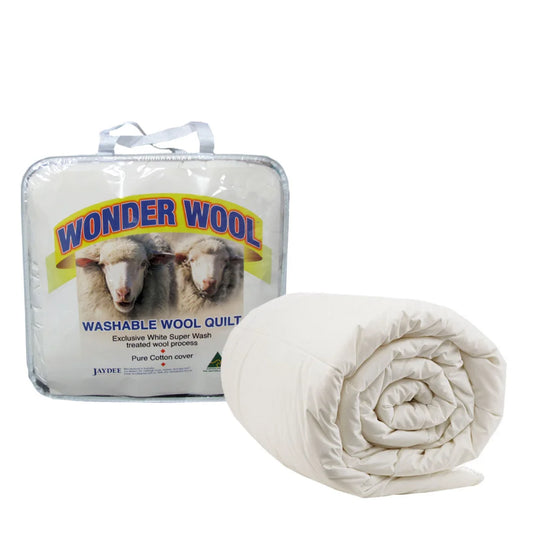 500GSM Washable Wool Quilt Queen - Home & Garden > Bedding