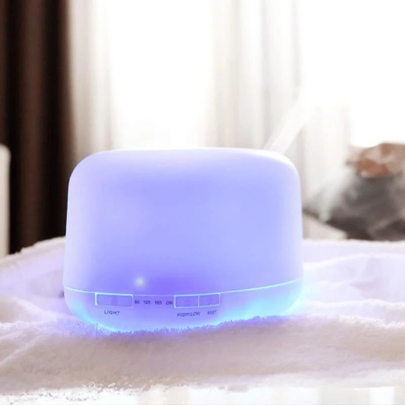 500ML Aroma Aromatherapy Diffuser LED Oil Ultrasonic Air