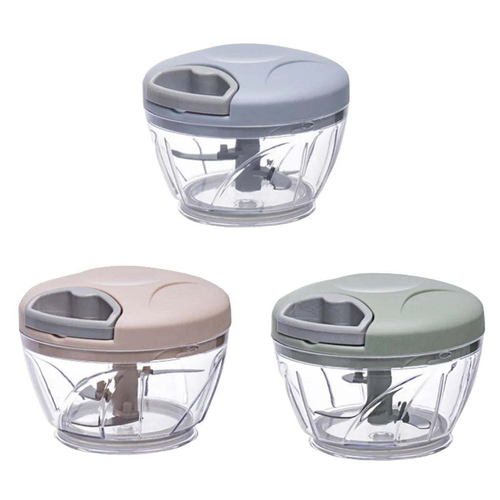 500ml Manual Meat Mincer Garlic Chopper Rotate Garlic Press