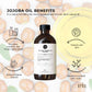 500ml Organic Jojoba Oil - Golden Pure Cold Pressed Seed