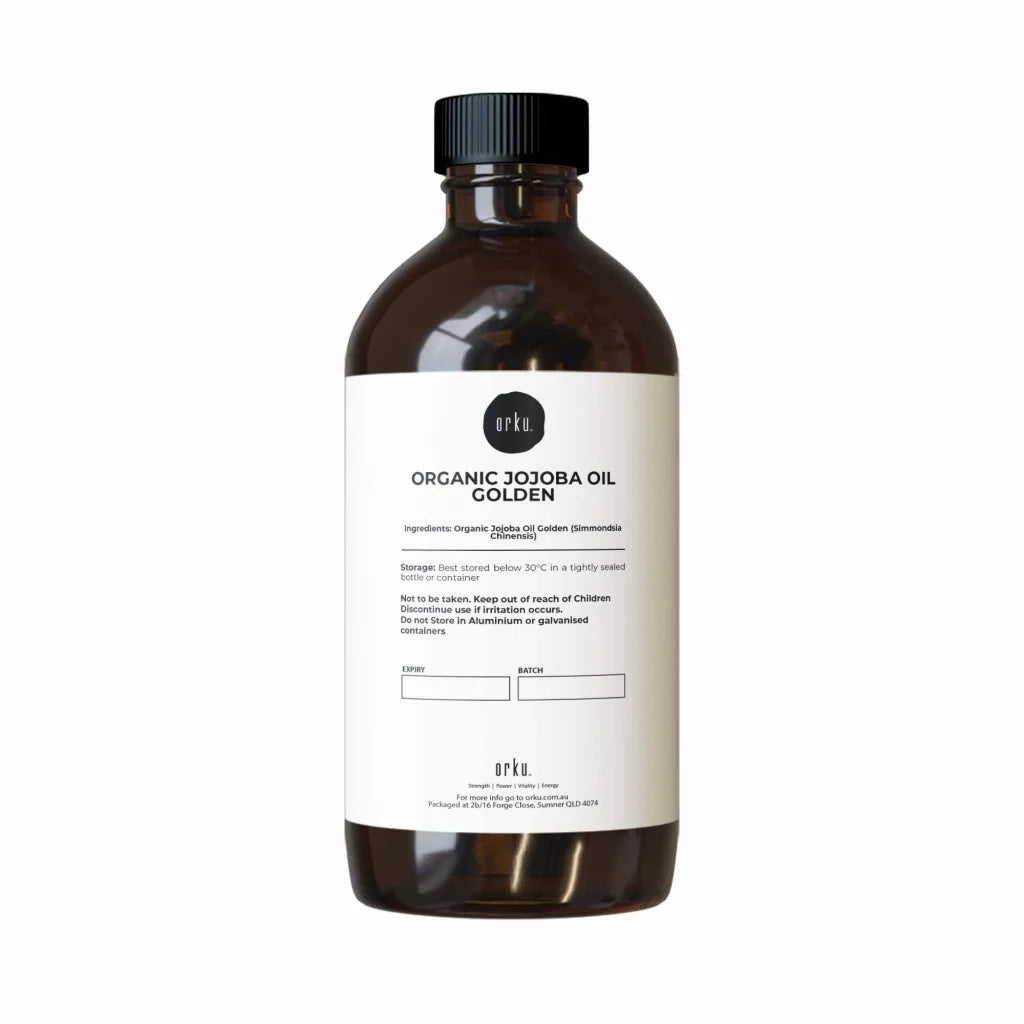 500ml Organic Jojoba Oil Golden Pure Cold Pressed