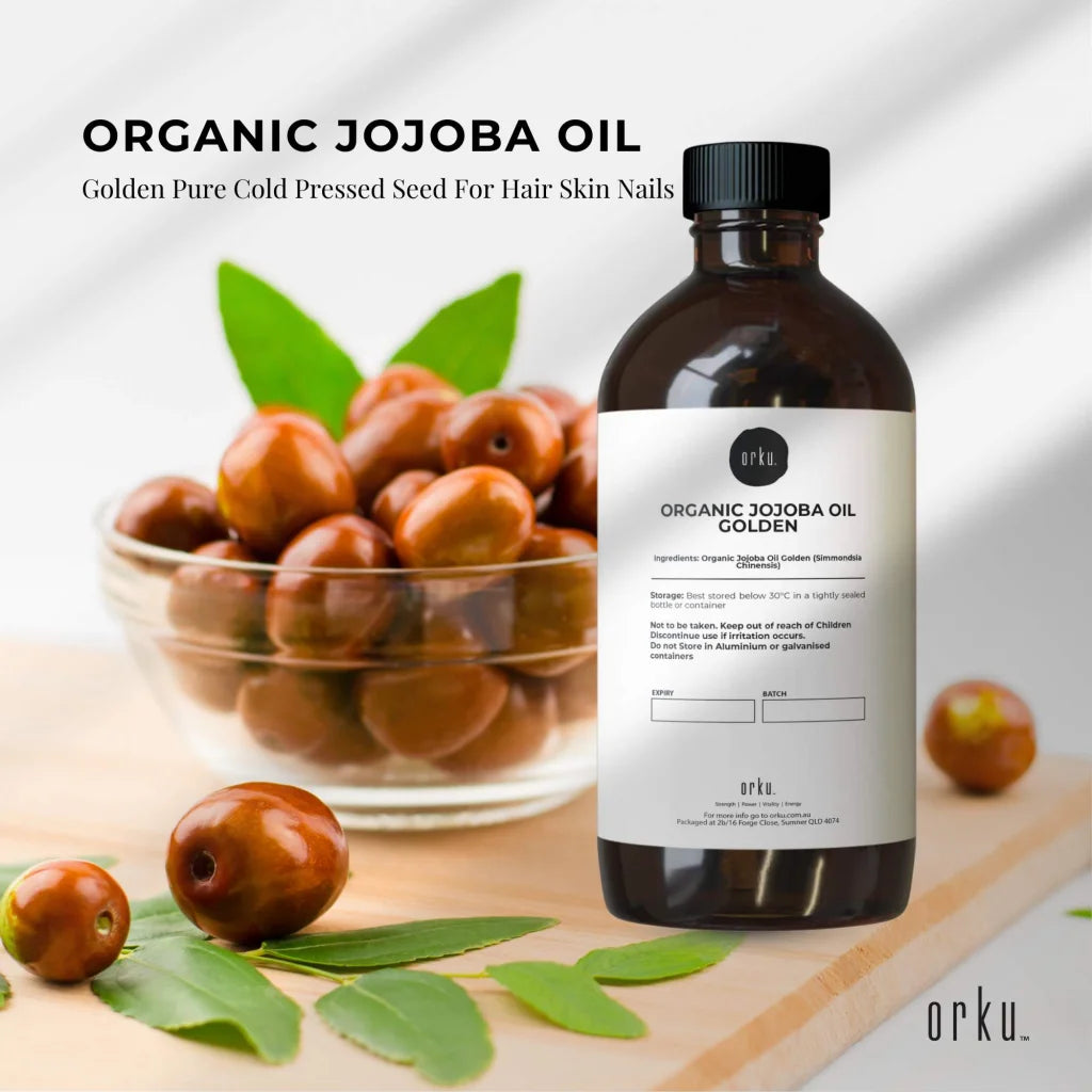 500ml Organic Jojoba Oil Golden Pure