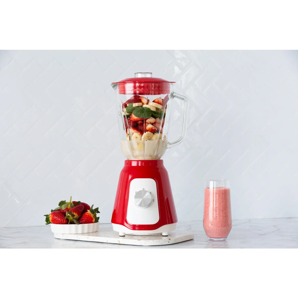 500W Glass Blender with Two Adjustable Speeds 1.5L