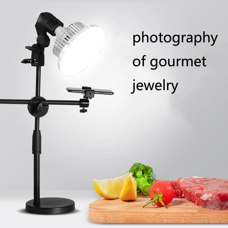 500w Mushroom Lamp & Stand for Mobile Phone Photography
