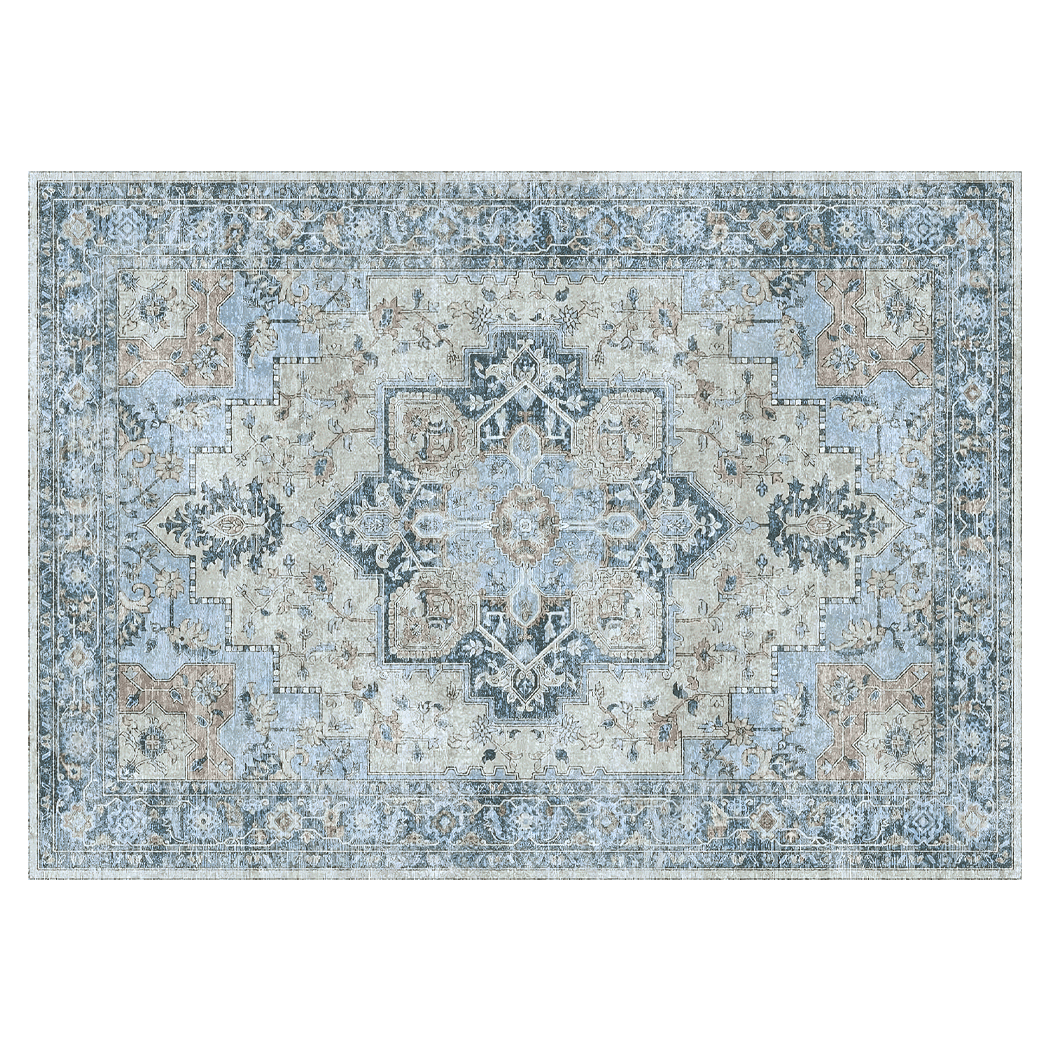 Marlow Floor Rug Vintage Polyester Washable Area Rugs
