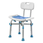 Levede Shower Chair Adjustable Height Safety Seat Bench Bathroom Safety Assist