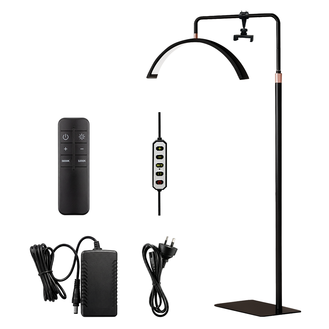 Emitto LED Lash Light Half Moon Lamp for Lash Extension Tattoo Aluminium Alloy