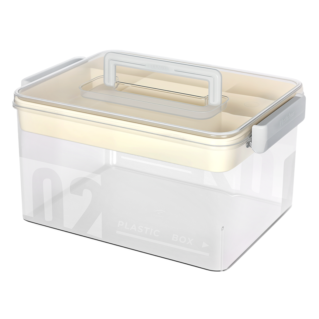 Levede Medical Storage Box Two Layer Medicine Case